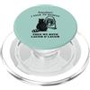 Raccoon Lovers Funny Humor Co Divertente procione A volte Parlo con me Umorismo Vintage PopSockets PopGrip per MagSafe