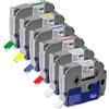 Vemfay 6x Compatibili per Brother P-touch 12mm TZe-231 TZe-131 TZe-431 TZe-531 TZe-631 TZe-731 Nastro TZ 0,47 Nastro di Scrittura Brother Cassetta per PT-H105 H101C H110 H200 H100LB D400 D200 D600