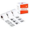 Phomemo 3 Roll 30 * 20 mm etichetta termica, compatibile con Phommeo M120/M110/M200/M220/M221 stampante per etichette, adatto per ufficio, famiglia, scuola, nome, 320 etichette/rotolo