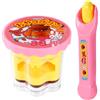 Sinbana Giocattoli per l'Alimentazione del Budino Neonati, Ciotola Budino con Cucchiaio Giocattoli Snack Simulati Accessori da Cucina Alimenti Divertenti per Bambine dai 3 Agli 8 Anni