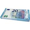 Scratch Lover Scratch Cash Dimensioni Aumentate al 125%, Banconote Finte 100 x 20 Euro, Fac-Simile Euro
