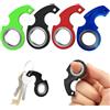 ZEACCT 4 Pezzi Portachiavi A Rotazione per Le Dita, Giocattolo Girevole Ad Anello Portachiavi, Spinner Portachiavi Portatile per Esercizi Delle Dita, Adatto per Bambini E Adulti (Quattro Colori)