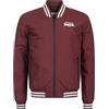 Lonsdale London Trusthorpe Maglia di Tuta, Sangue di Bue Vintage, Medium Uomo