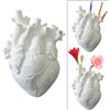 Molyorch Vaso Anatomico del Cuore Creativo - Forma Cuore Statue per Decorazione Floreale, Regali la Confessione, Strumenti Didattici