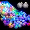 WoskjXas 100 Pezzi Mini Luci Led per Palloncini Luci Mini Led Palloncini Lampade Luminose, Batteria Alimentata, Rotondo Palloncino Luce Decorazioni per il Natale Halloween Fare fai da te