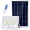 TIN SUM SOLAR ENERGY 300 W LED Solar Flood Lights,18000 Lumens Street Flood Light Outdoor IP67 Waterproof with Remote Control Security Lighting for Yard, Garden, Gutter, Swimming Pool, Pathway, Basketball Court, Arena