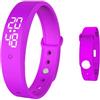 Umllpet Bracciale vibrante, sveglia, bracciale vibrante, sveglia vibrante, orologio promemoria per bambini e adulti, vasetto di addestramento, promemoria per bere, promemoria per le pillole, viola.