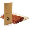 Iron Banyan diffusore a canna, bastoncini di legno in rattan naturale da, bastoncini di canna, diffusore di aromi di oli essenziali per profumi di aromi (25CM, marrone e naturale)
