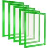 POPPSTAR Cornice magnetica A4 calamitata con chiusura magnetica, verde, 5 pezzi