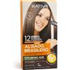 Kativa Kit Liscio Brasiliano 12 Settimane Cheratina Acido Ialuronico