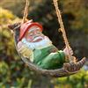 RELAXDAYS GNOMO DA Giardino, con Carriola, HLP: 32 x 18 x 16 cm, (C2Z