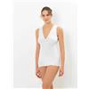 EMMEBIVI MAGLIA SPALLA LARGA FORMA SENO EMMEBIVI 26262 BIANCO