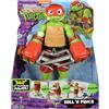 Playmates Turtles - Raffaello Rolling Punch Tartarughe Ninja Caos Mutante,Raffaello Personaggio Gigante 30 Cm Con Fuzione Combattimento E Arma Inclusa, Per Bambini Dai 4 Anni