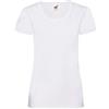 Fruit of the Loom Valueweight 5 Pack, T-Shirt Donna, Bianco (White 30), XL