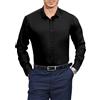 Casey Kevin Camicia Uomo Maniche Lunghe bambù Camicie Business Casual Non Stiro Camicia Uomo Elegante per Ufficio Abito Matrimonio, L