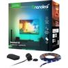 Nanoleaf Specchio 4D + striscia luminosa per TV/TV/schermi fino a 65 (165 cm) - Striscia LED Smart RGBW + fotocamera, filo e WiFi, funziona con Alexa, Google, Apple