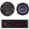 PNI Pacchetto radio lettore MP3 auto PNI Clementine 8440 4x45W USB SD AUX 12V con set 2 altoparlanti coassiali per auto PNI HiFi500, 100W, 12,7 cm