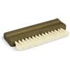 Dynavox spazzola per dischi ZB110, spazzola per la pulizia del vinile con setole in pelo di capra per una pulizia delicata, impugnatura in bambù sostenibile, marrone scuro