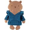 Sigikid Kuschelfreunde Mister O'Lui con Cappuccio Friends Mister O'Lui, Peluche per Neonati e Bambini dalla Nascita Fino a 8 Anni