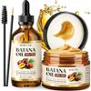 Bofuoos Olio di Batana per la Crescita dei Capelli 100% Naturale Puro | Raw Olio di Batana Capelli Anticaduta, Ripara Capelli Danneggiati, Stimola la Crescita, Adatto a Tutti i Tipi di Capelli