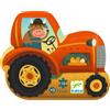 DJECO Puzzle Il Trattore 16 pezzi, Djeco, Eta 3+