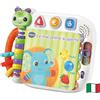 VTech Le Mie Prime Scoperte, Libro Interattivo e Sensoriale per Bambini, Impara il Vocabolario, Piu di 20 Suoni Inclusi, Pagine Interattive, Lingua Italiana, Batterie Incluse,Eta 6-36 mesi