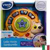 VTech Lello Riccio Tamburello, Gioco Musicale Interattivo per Bambini con Modalita Apprendimento e Ballo, Tamburo Bambini con 50 Frasi e Canzoni, Lingua Italiana, Batterie Incluse, Eta 18-36 mesi