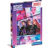 Clementoni Puzzle per Bambini 300 Pezzi Super, per Bambini 9+ Anni, Illustrazione con Personaggi della Serie K-pop Demon Hunters,Clementoni, Eta 9+