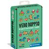 Clementoni Vedo Doppio, Trova le Illustrazioni in Comune, Mazzo di 40 Carte, 2-6 Giocatori,Clementoni, Eta 5-99 anni