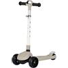 CHIPOLINO Monopattino per Bambini 3 anni Grigio Modello Luxury fino a 50kg Scooter con ruote LED Pedana antiscivolo Freno incluso Regolabile in 4 Altezze