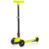 CHIPOLINO Monopattino per Bambini 3 anni Verde fino a 50kg Scooter con ruote LED Pedana antiscivolo Freno incluso Regolabile in 4 Altezze