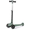 CHIPOLINO Monopattino per Bambini 3 anni Verde Modello Luxury fino a 50kg Scooter con ruote LED Pedana antiscivolo Freno incluso Regolabile in 4 Altezze