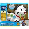 VTech Macchia - 1,2,3, Canta e Cammina con Me!, Cagnolino Giocattolo che Cammina, Cane Giocattolo con Guinzaglio, 3 Canzoni e 20 Melodie, Lingua Italiana, Batterie Incluse, 12-36 Mesi3417761851074