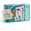 DJECO Puzzle Duo,Colori,12 puzzles,Djeco,Eta 2+