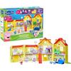 Hasbro Peppa Pig, La Grande Casa di Peppa, Set di Giocattoli per Bambini e Bambine dai 3 Anni in Su, Ottima Idea Regalo, Include 3 Bambole, 11 Accessori e Foglio di Adesivi
