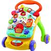 VTech Super Primi Passi Parlante 2 in 1 - Arancione, Primi Passi per Bambini con Sensore di Movimento e Sistema Frenante, Maniglia, Gioco Bambino con Animali e Numeri, Batterie Incluse, 9-36 Mesi