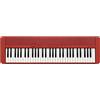 Casio Casiotone CT-S1RD Piano-tastiera con 61 tasti sensibili al tocco, 61 suoni, rossa