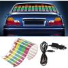 EONANT Adesivo per auto con musica attivata dal suono, equalizzatore illuminato da LED, luce ritmica lampeggiante (Multicolore, 90x25cm)