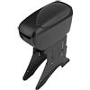 LAMPA 00154 Pezzo Bracciolo con kit bulloni di sicurezza nero