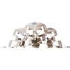 JP GROUP 4064003010 Kit accessori pastiglie freno a disco anteriori per RENAULT KOLEOS (HY) per NISSAN Qashqai / Qashqai +2 I (J10, NJ10) per INFINITI