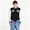 Off-White Giacca Off-White Star Logo Lea Wool Varsity Jacket Black