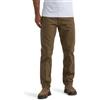 Lee Men's Legendary Relaxed Straight Jean, Teak-Plaid Flannel-Lined, 34W x 32L