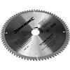 Silverline 244964 TCT Veneer Blade 80T 250 x 30 - 25, 20, 16 mm Anelli