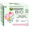 Garnier Crema viso per la pelle stanca senza raggi, per un bagliore giovanile, cura e fermezza, con olio di rosa canina biologico e vitamina C, Garnier Bio Rosy Glow 3 in 1, 50 ml