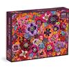 Galison 9780735375550 Bees in the Poppies Jigsaw Puzzle, Multicoloured, 1000 Pieces