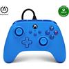 PowerA Controller cablato Xbox Series X|S - Blu, gamepad, controller per videogiochi cablato, controller di gioco, funziona con Xbox One