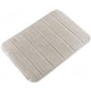 InnovaGoods - Tappeto Bagno Memory Foam Antiscivolo, Superassorbente, Facile da Pulire, Design Elegante, Grigio, Unitalla, Poliestere