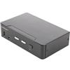 StarTech.com KVM Switch HDMI a 2 porte - Monitor singolo 4K 60Hz Ultra HD HDR -
