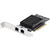 StarTech.com Scheda di rete PCIe Ethernet 10Gb a 2 porte, chipset Broadcom BCM57
