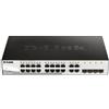 D-Link DGS-1210-20 Gestito L2 Gigabit Ethernet (10/100/1000) 1U Nero